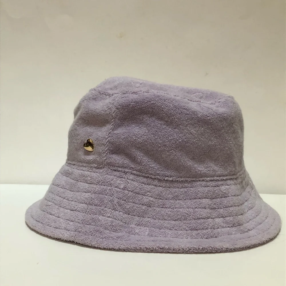Stoney Clover Lane x Target Terry Cloth Embossed Hearts Bucket Hat